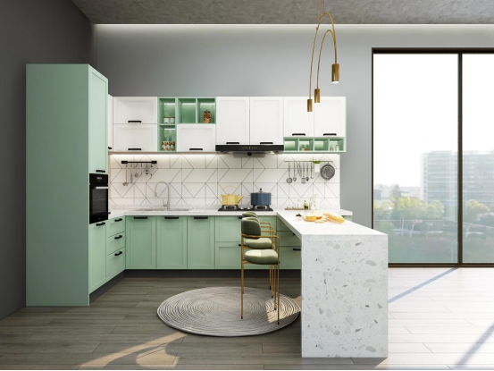 領尚櫥柜實木門安裝